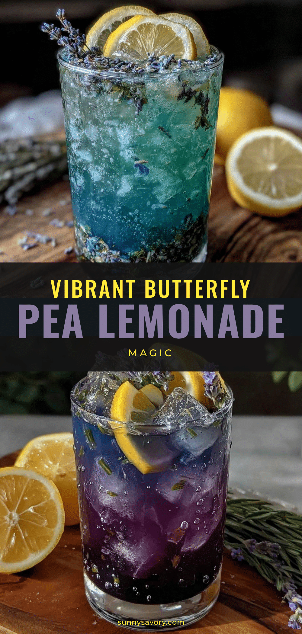butterfly pea flower lemonade recipe