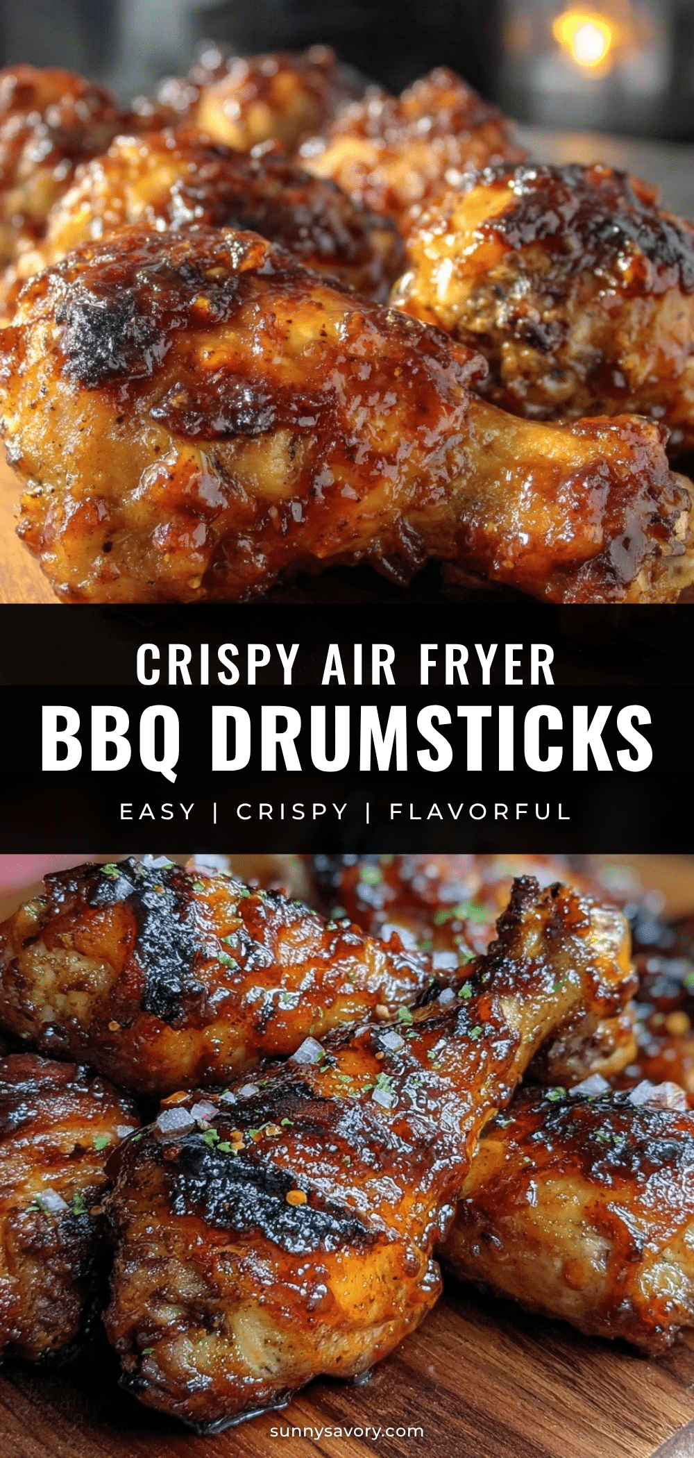 crispy air fryer bbq chicken drumsticks recipe