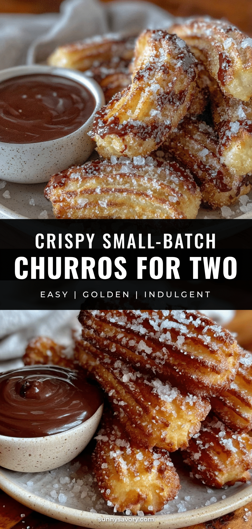 crispy small-batch churros for two recipe
