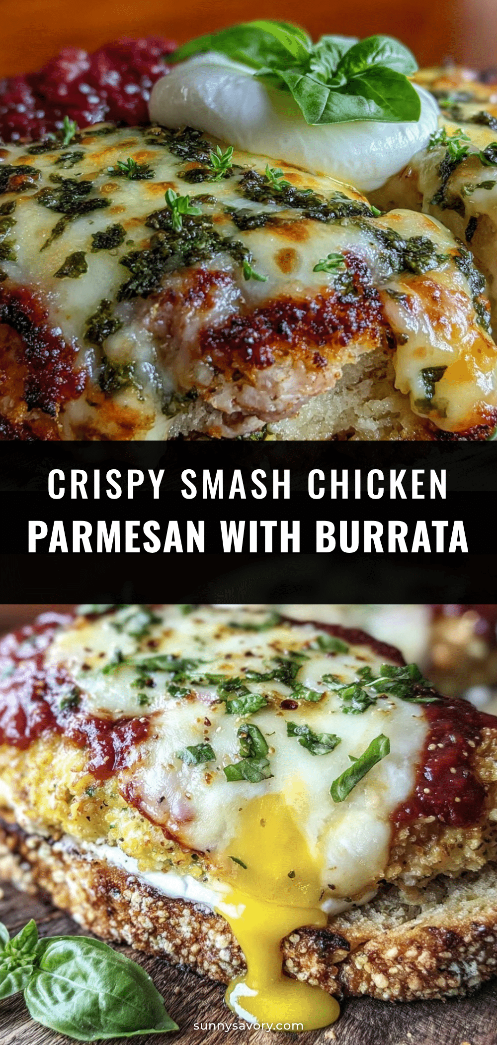 crispy smash chicken parmesan recipe