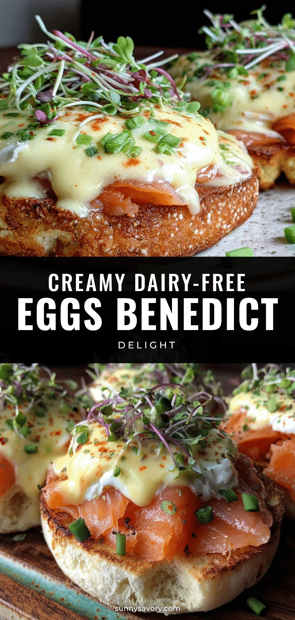 dairy-free eggs benedict recipe
