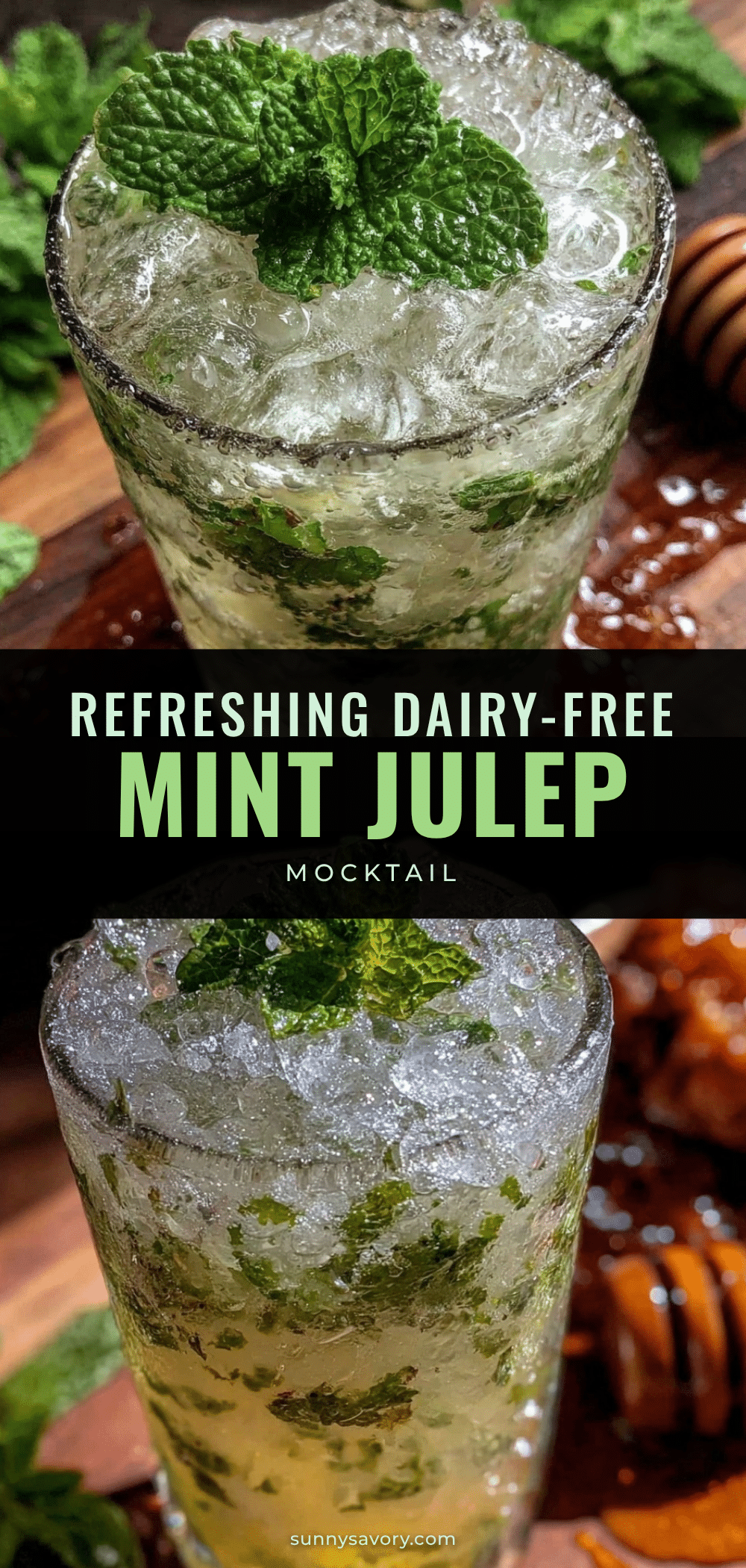 dairy-free mint julep mocktail recipe