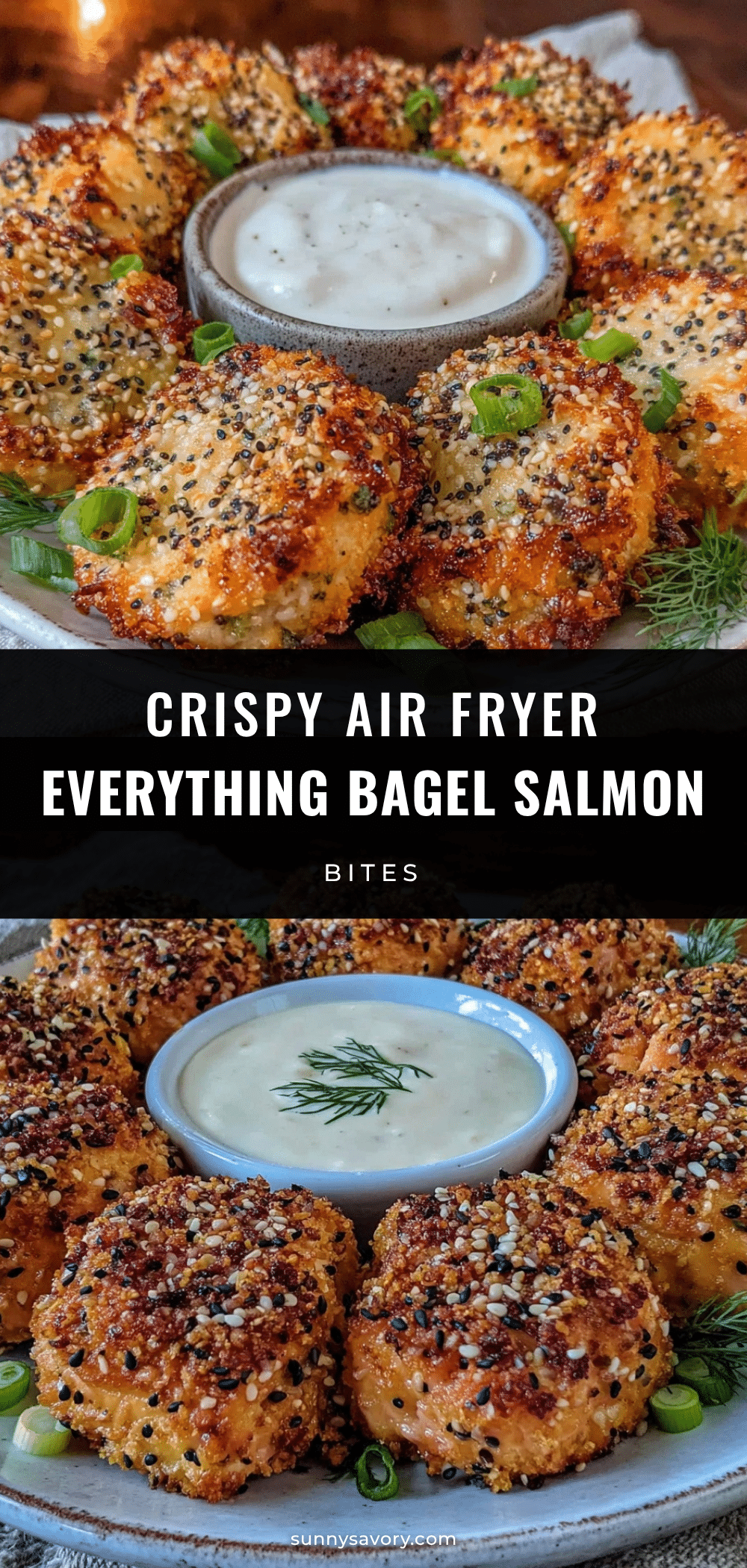 Everything Bagel Salmon Bites recipe