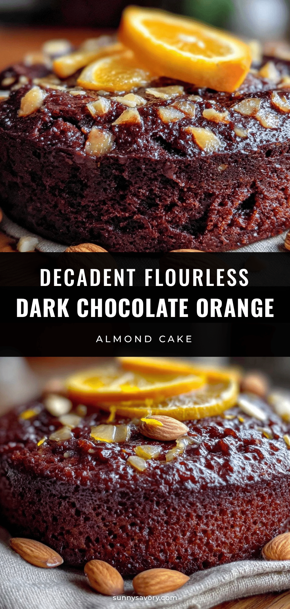 flourless dark chocolate orange almond cake recipe