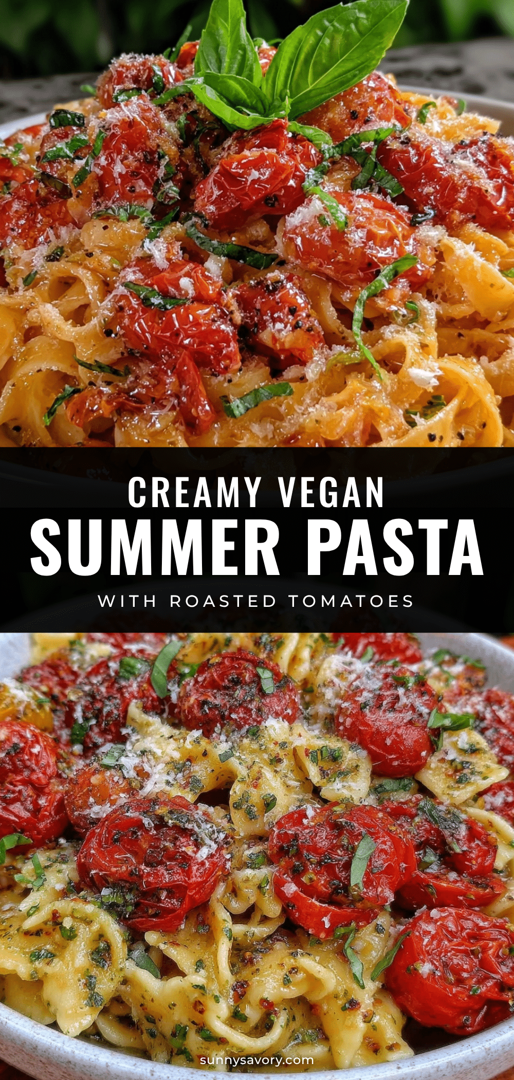 fresh vegan summer pasta recipe