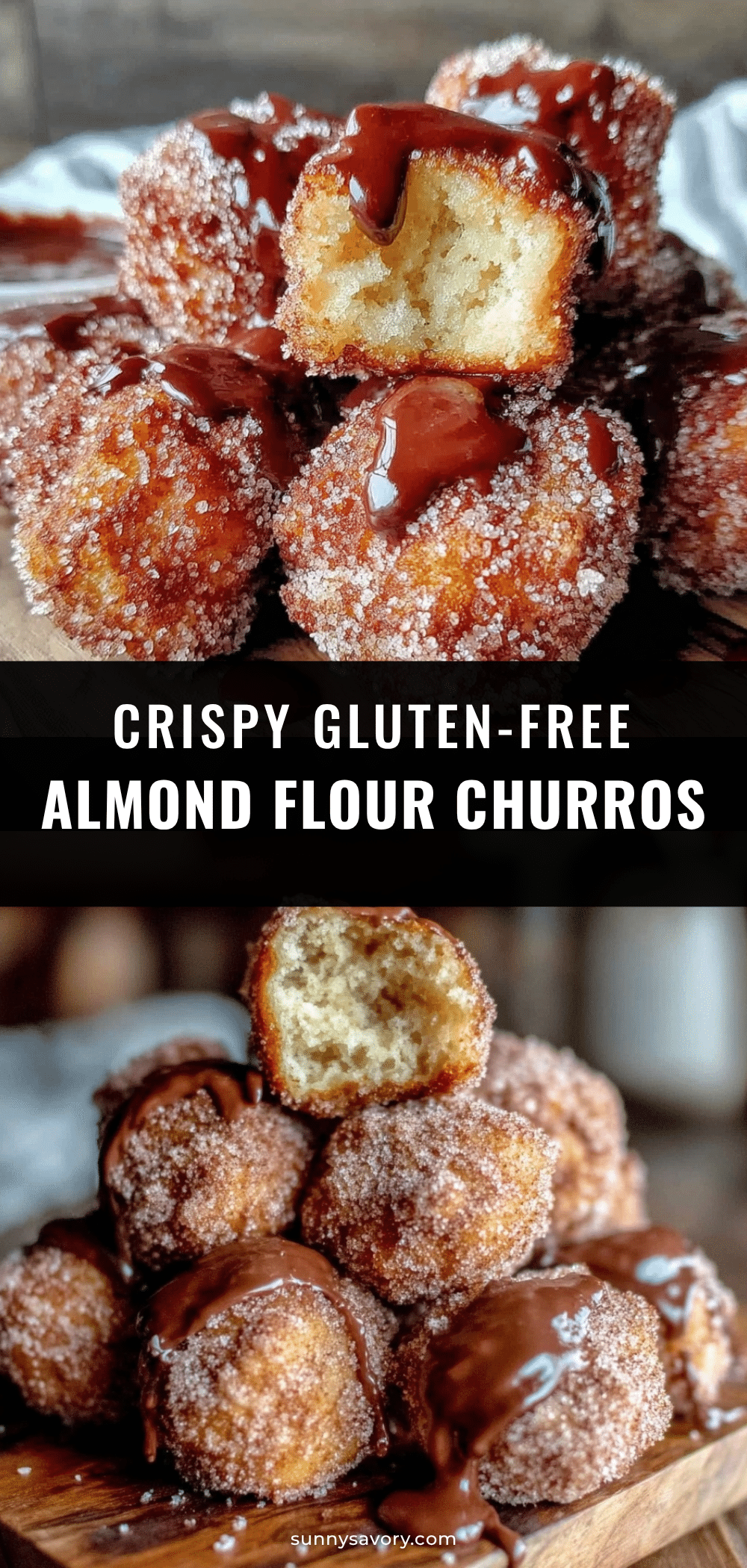 gluten-free almond flour churro bites recipe