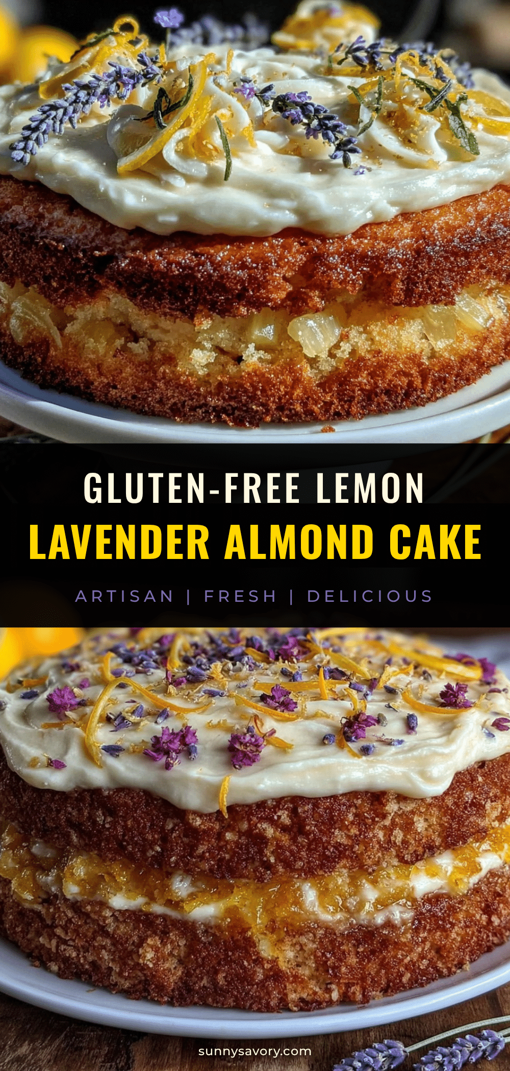 gluten-free lemon lavender cake recipe