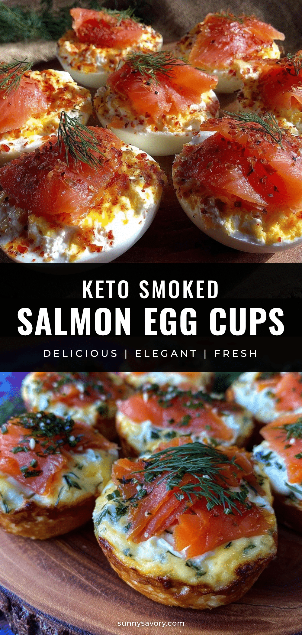 keto smoked salmon egg cups recipe