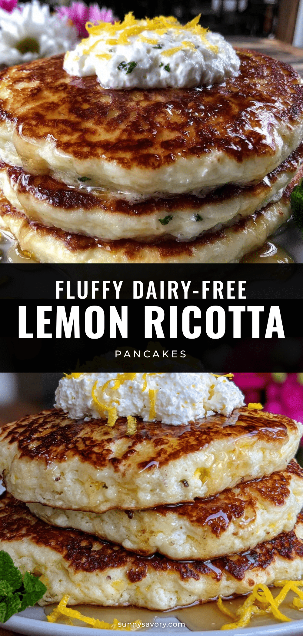 lemon ricotta pancakes recipe