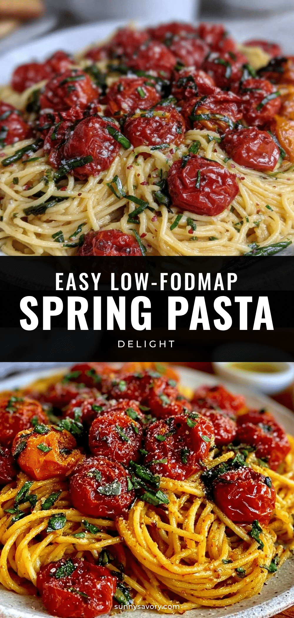 low-FODMAP spring pasta recipe