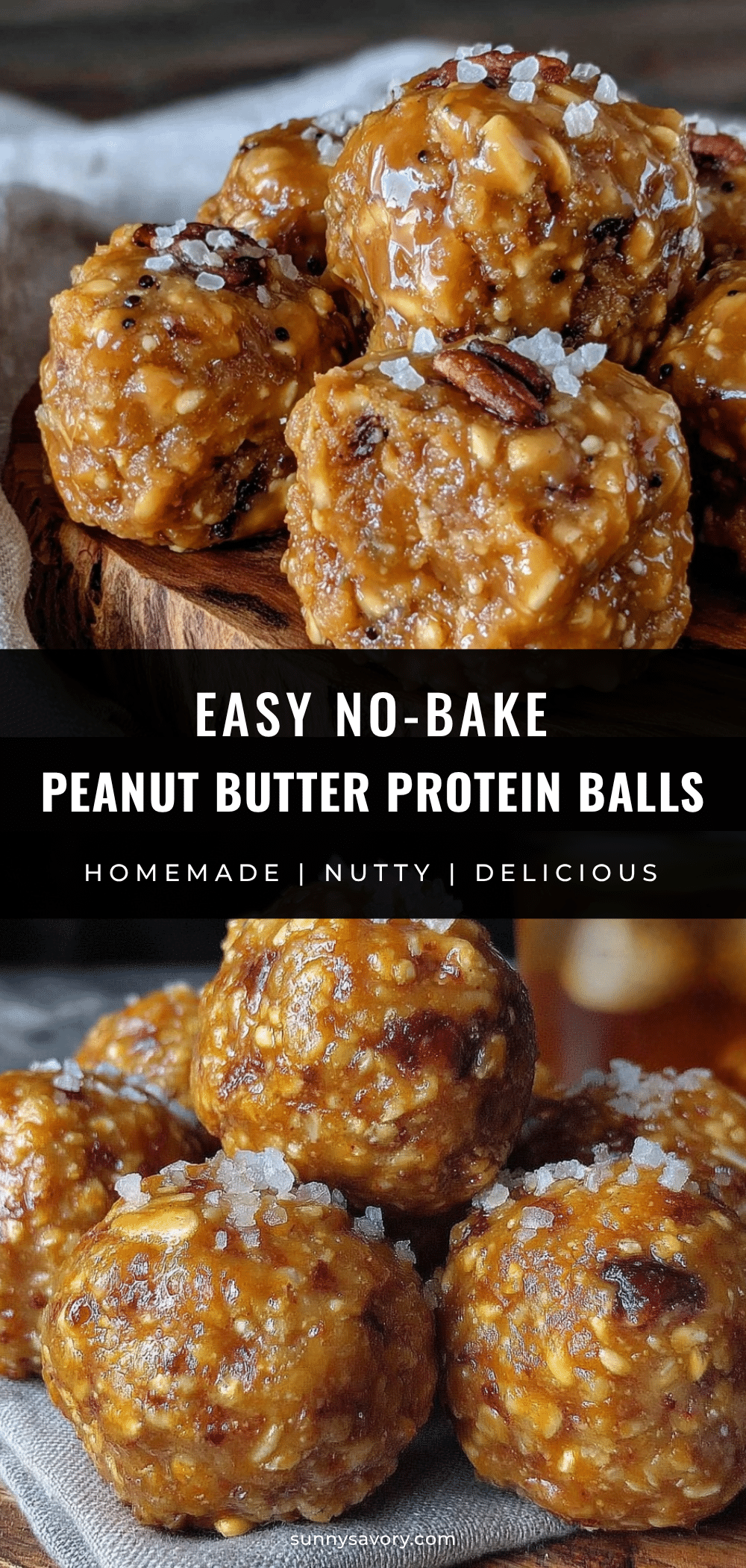 no-bake peanut butter protein energy balls recipe
