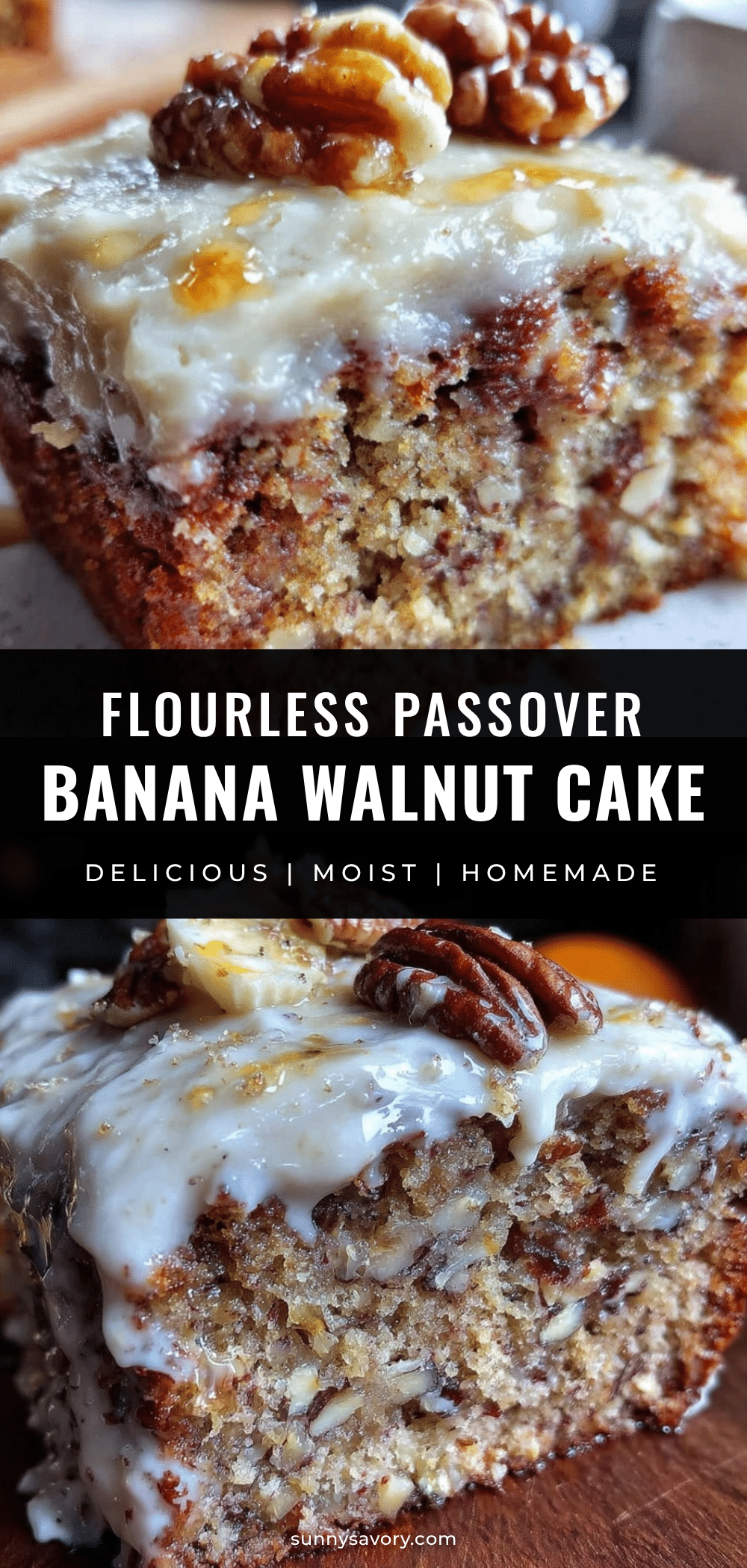 passover banana walnut cake recipe