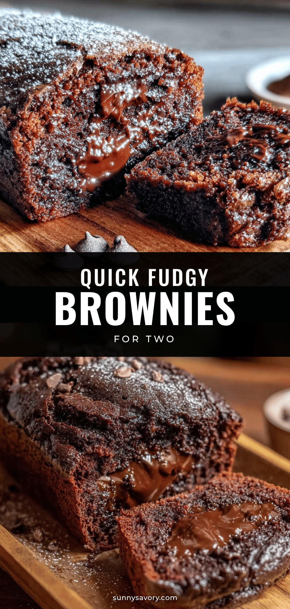 quick fudgy brownies for two recipe