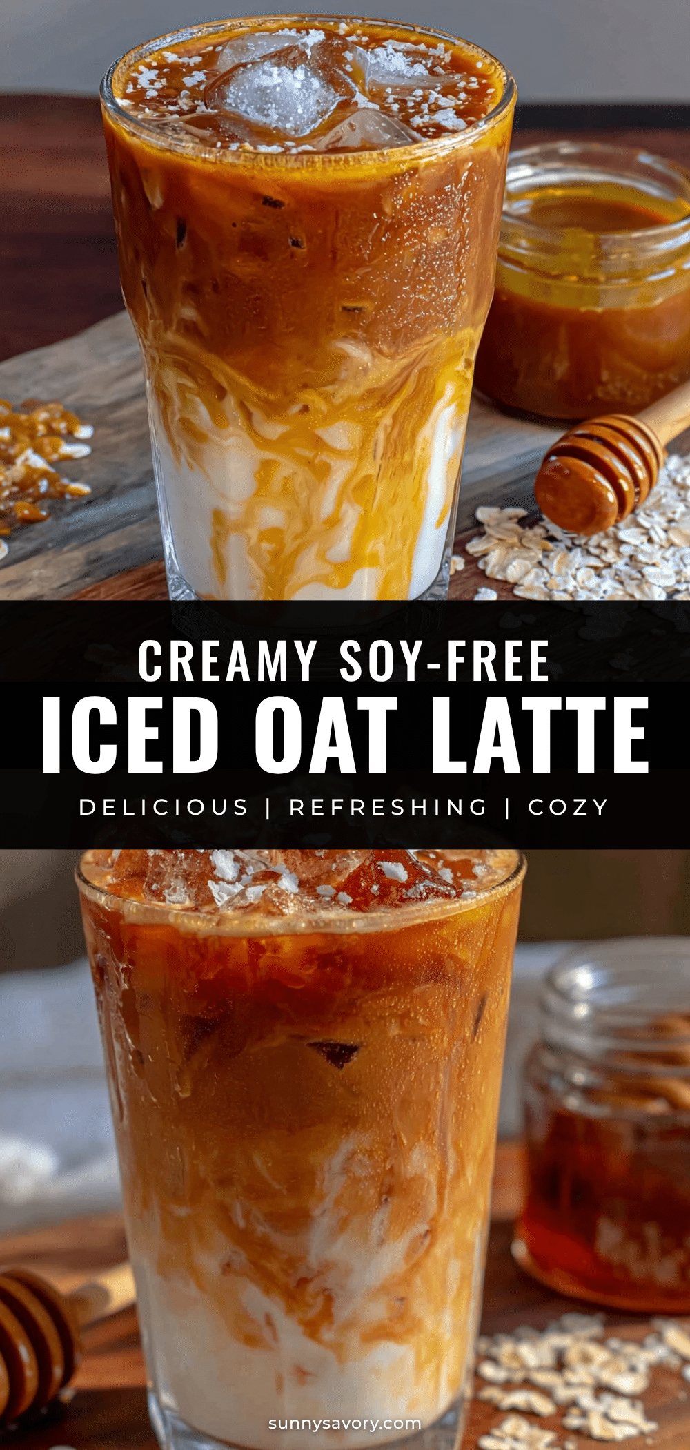 soy-free iced oat milk latte recipe