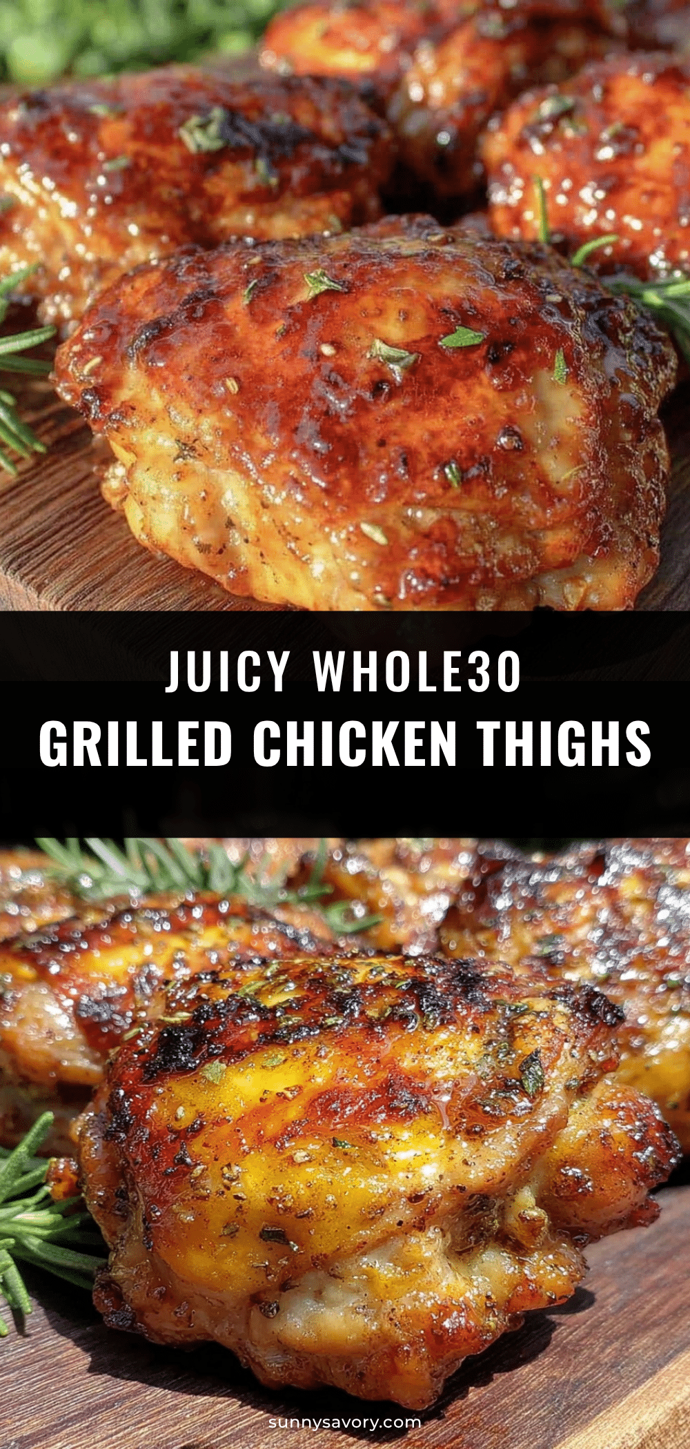 Whole30 Grilled Chicken Thighs recipe