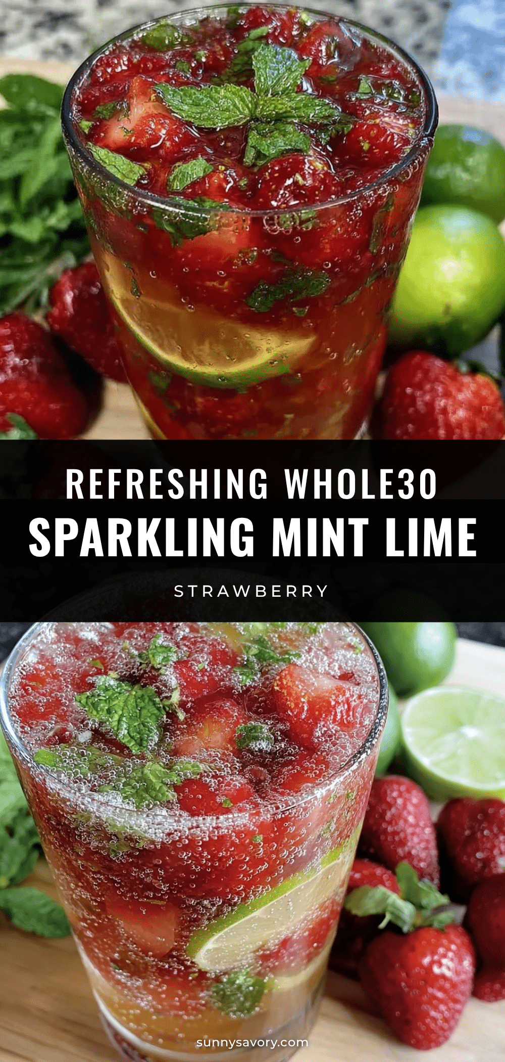 Whole30 Spring Mocktail recipe