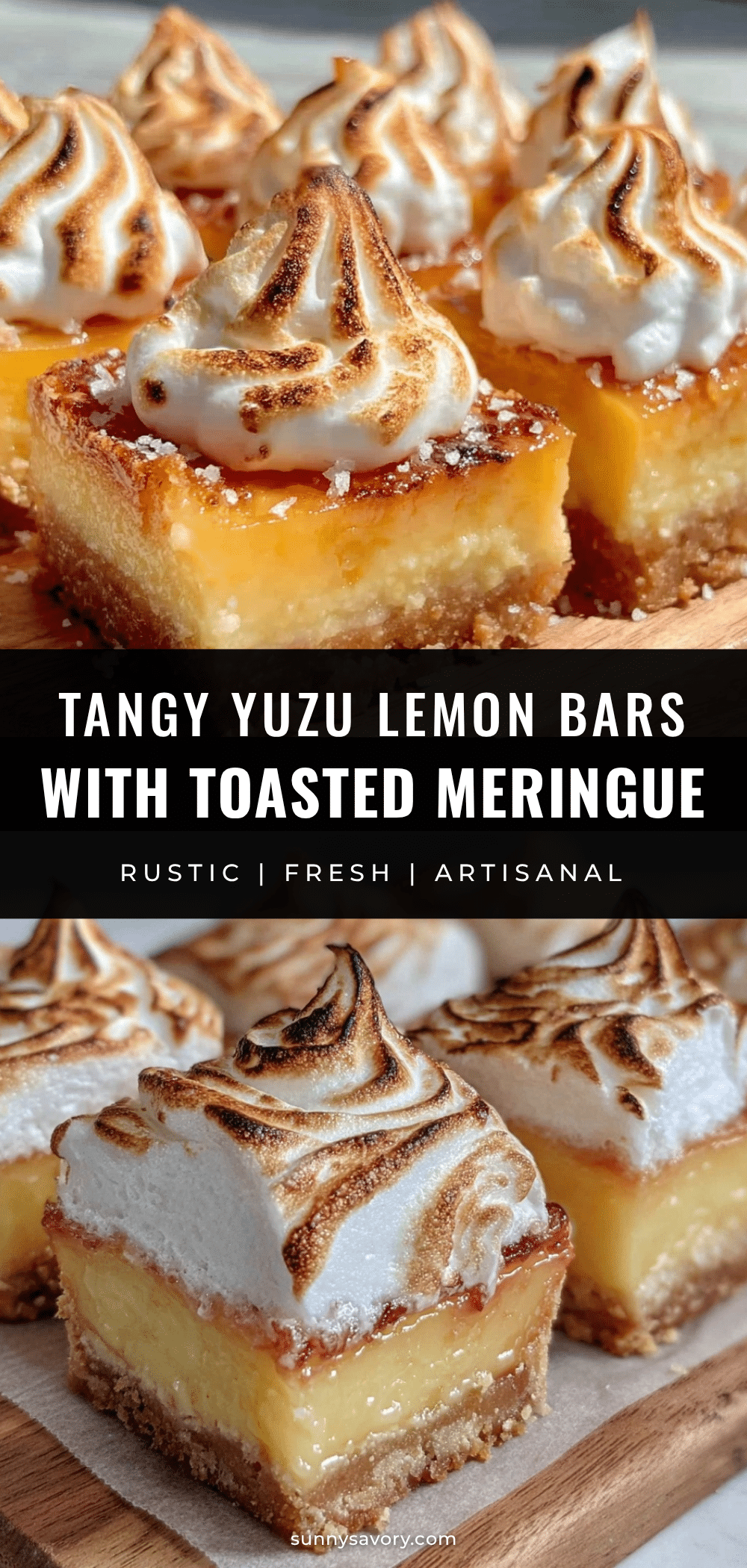 yuzu curd lemon bars recipe