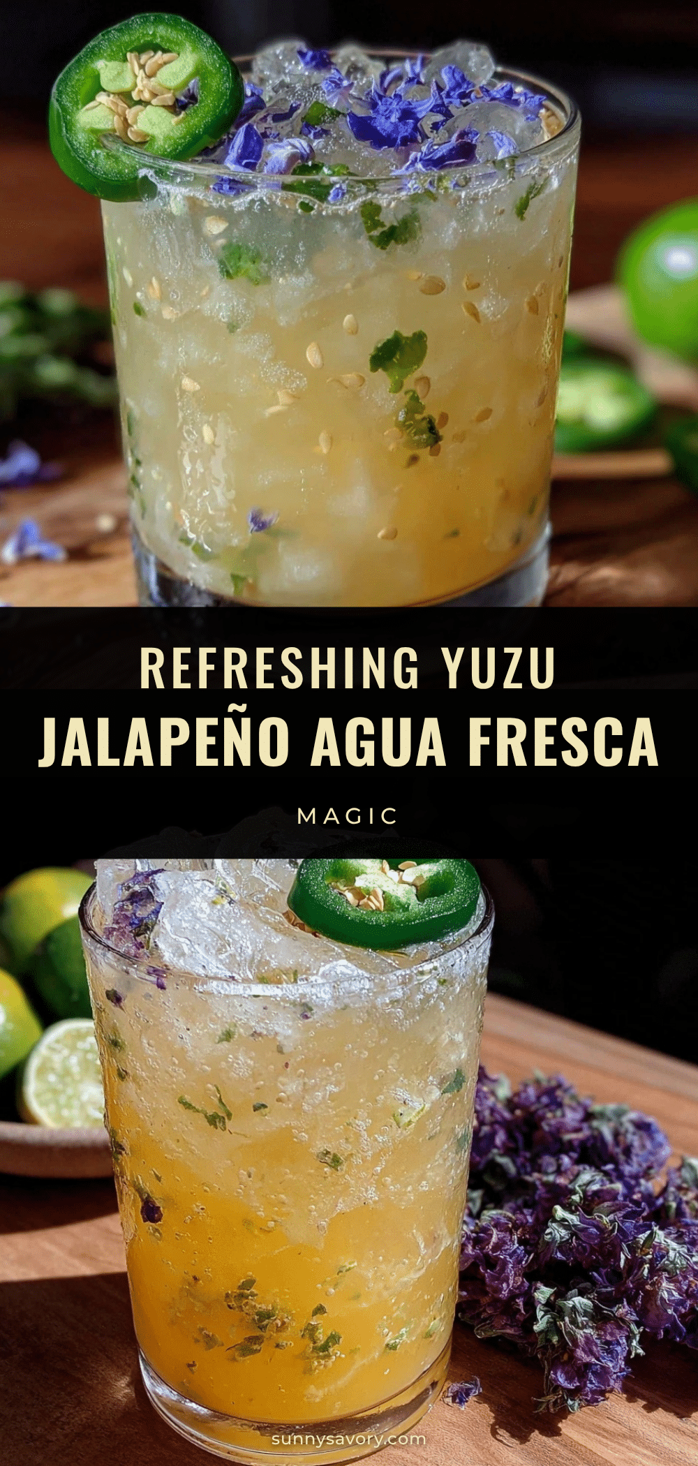 yuzu jalapeño agua fresca recipe