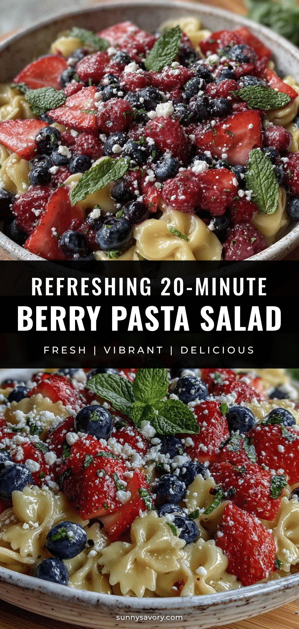berry pasta salad recipe