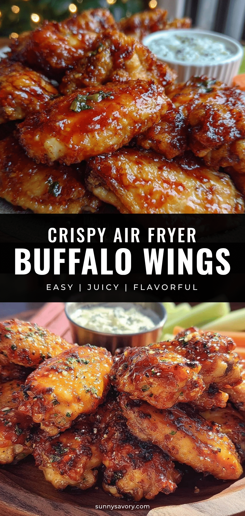 crispy air fryer chicken wings recipe