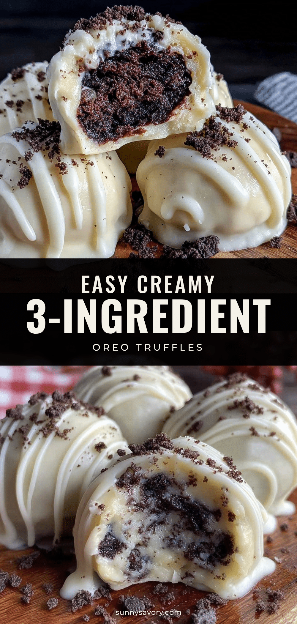 easy 3-ingredient Oreo truffles recipe