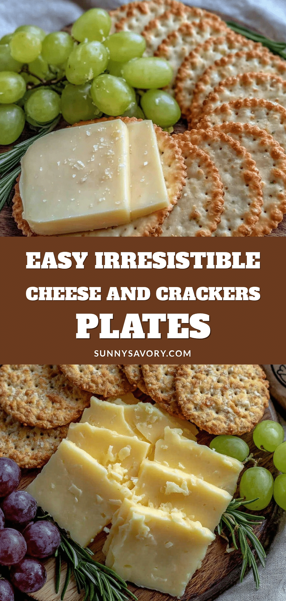 easy cheese and crackers snack plates recipe