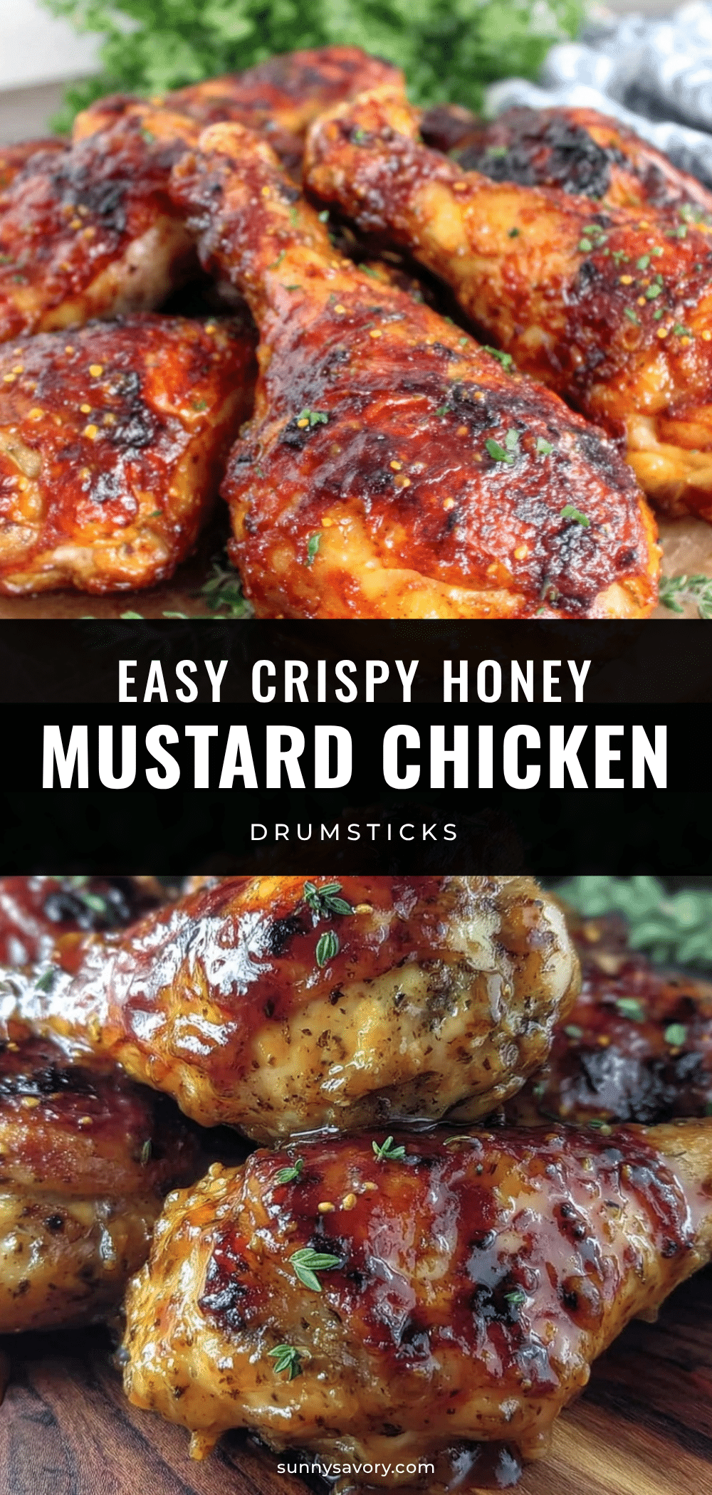 easy crispy honey mustard chicken drumsticks recipe