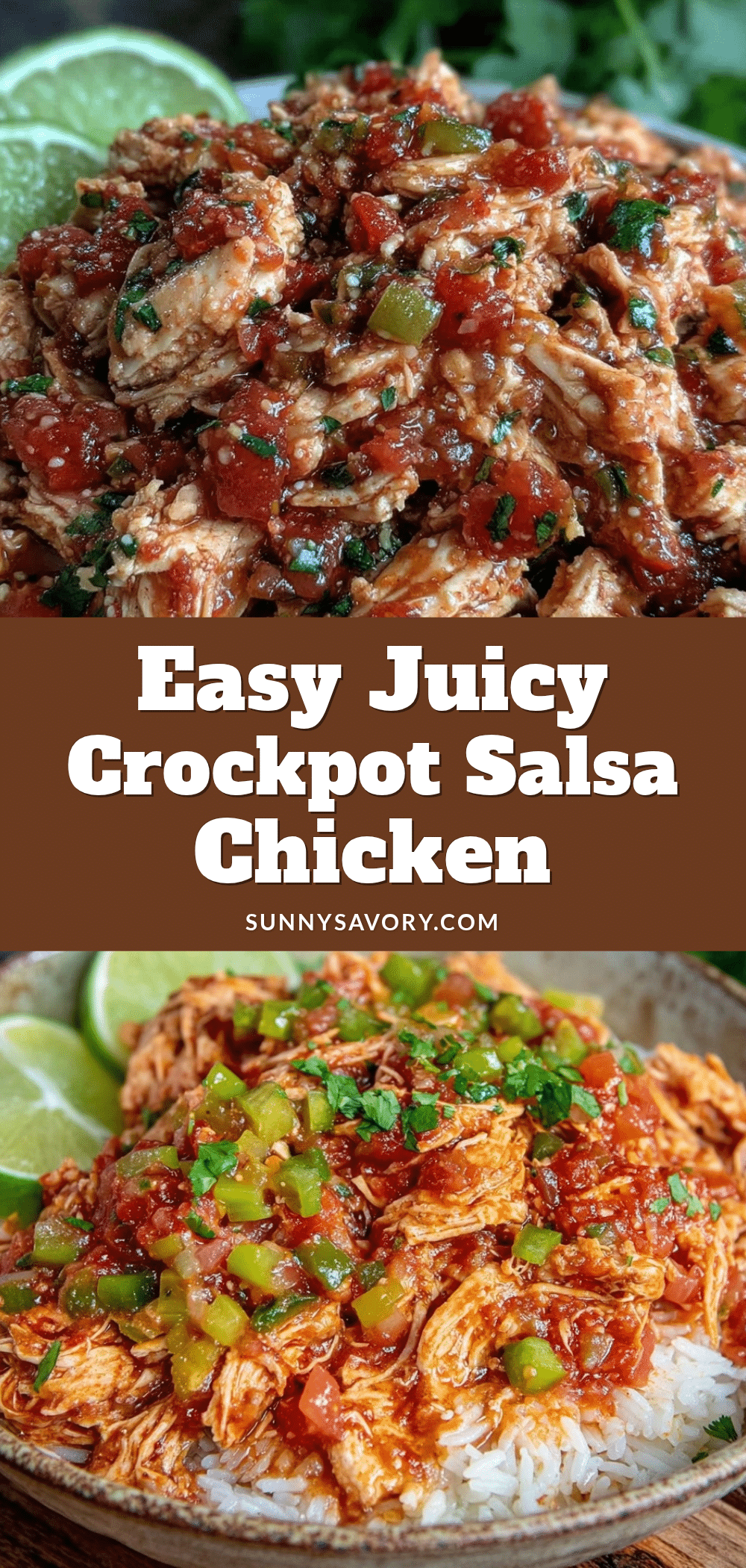 easy crockpot salsa chicken recipe