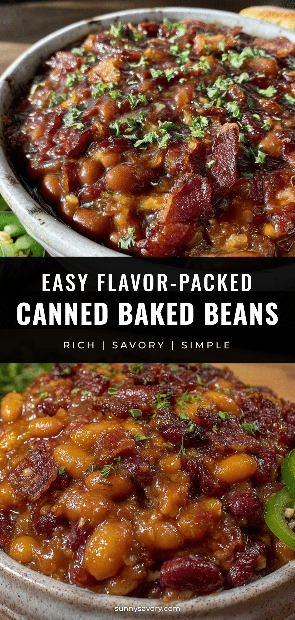 easy flavor-packed canned baked beans upgrade recipe
