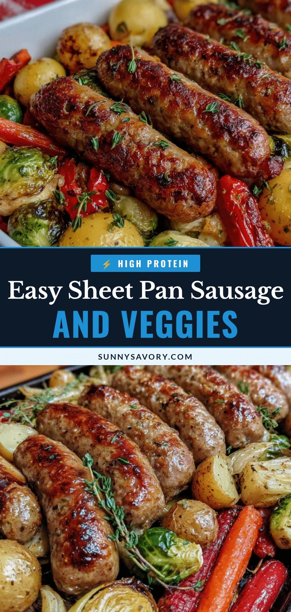 easy sheet pan sausage and veggies recipe
