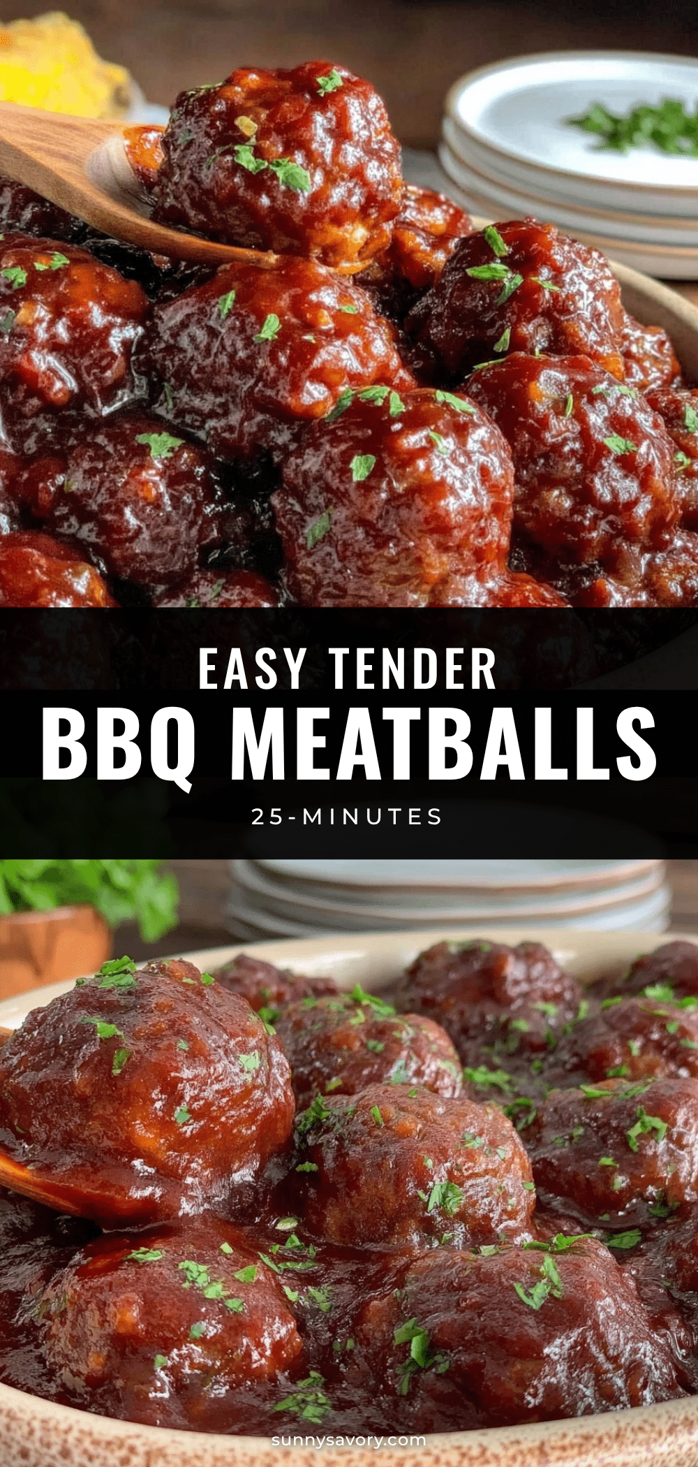 easy tender BBQ meatballs recipe