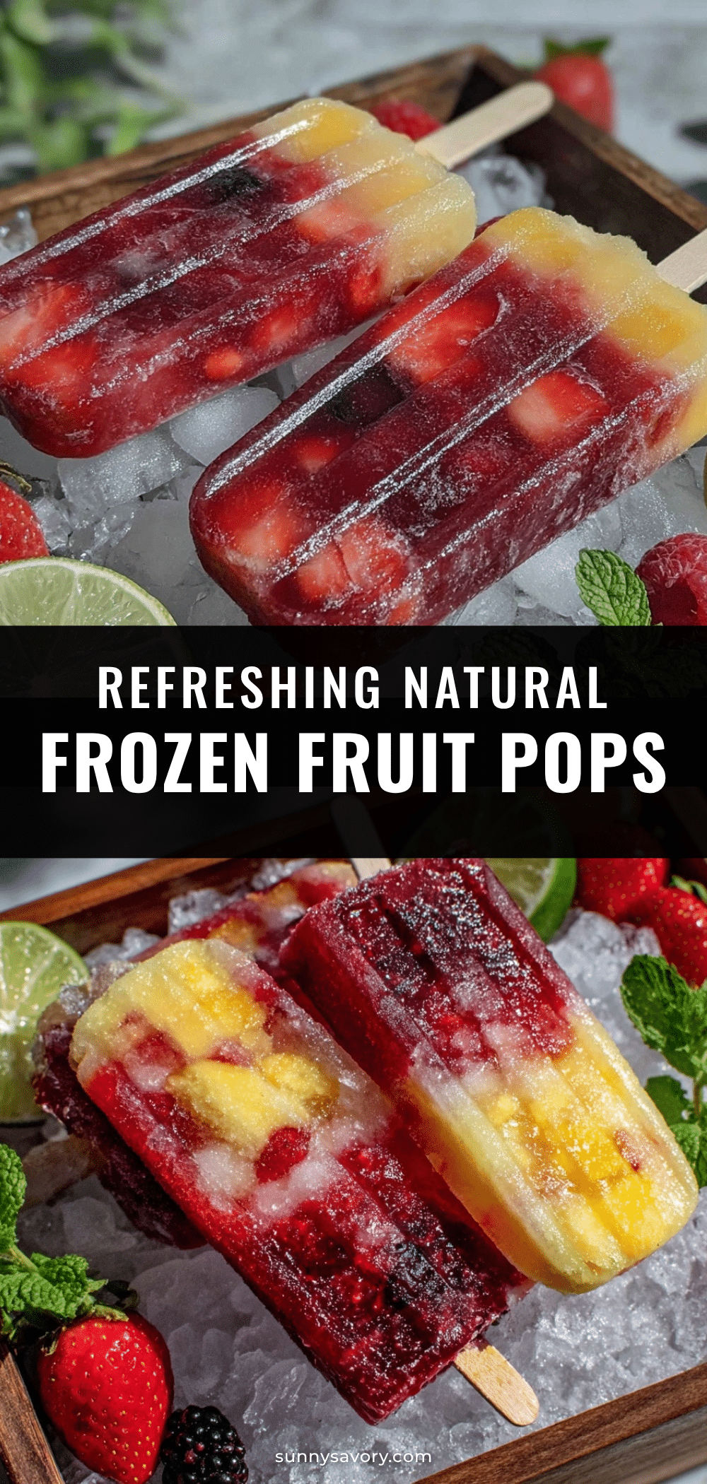 fresh frozen fruit pops recipe