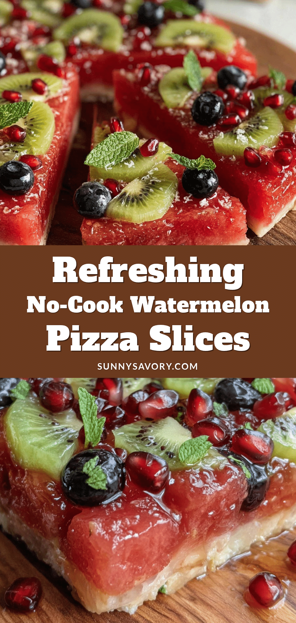 fresh watermelon pizza slices recipe