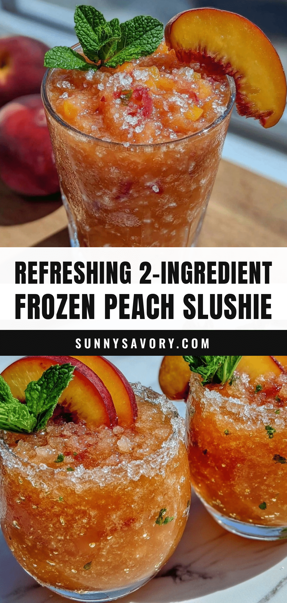 frozen peach slushie recipe