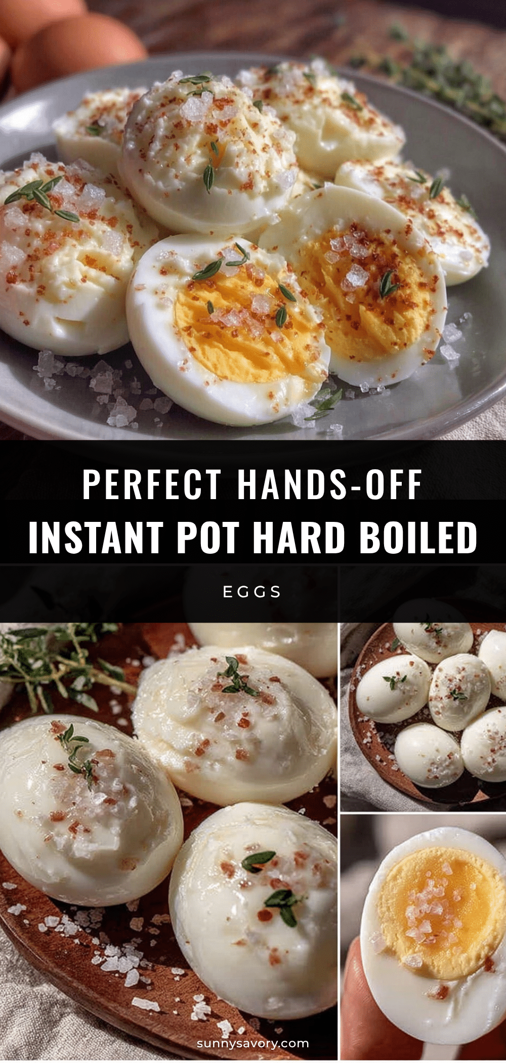 instant pot hard boiled eggs recipe