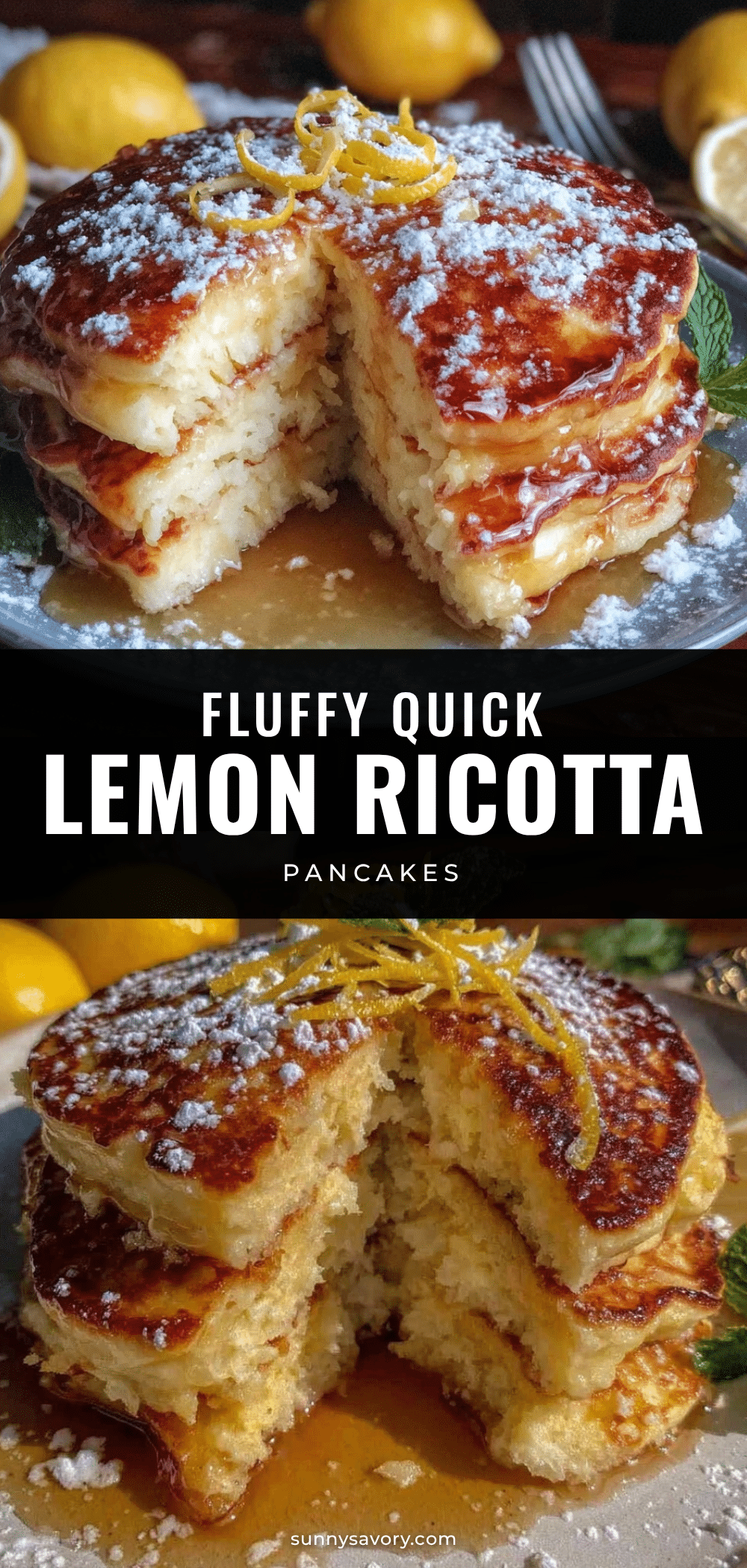 lemon ricotta pancakes recipe