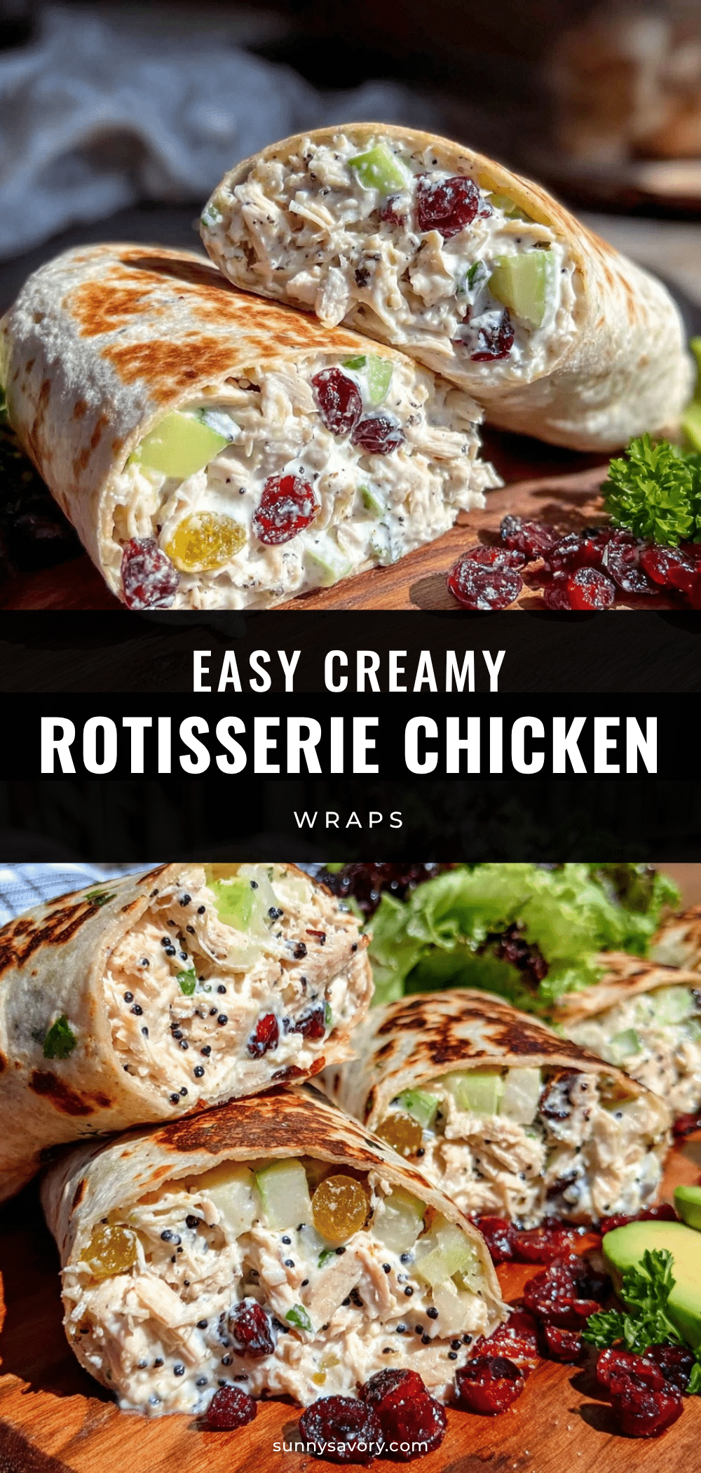 no cook rotisserie chicken salad wraps recipe
