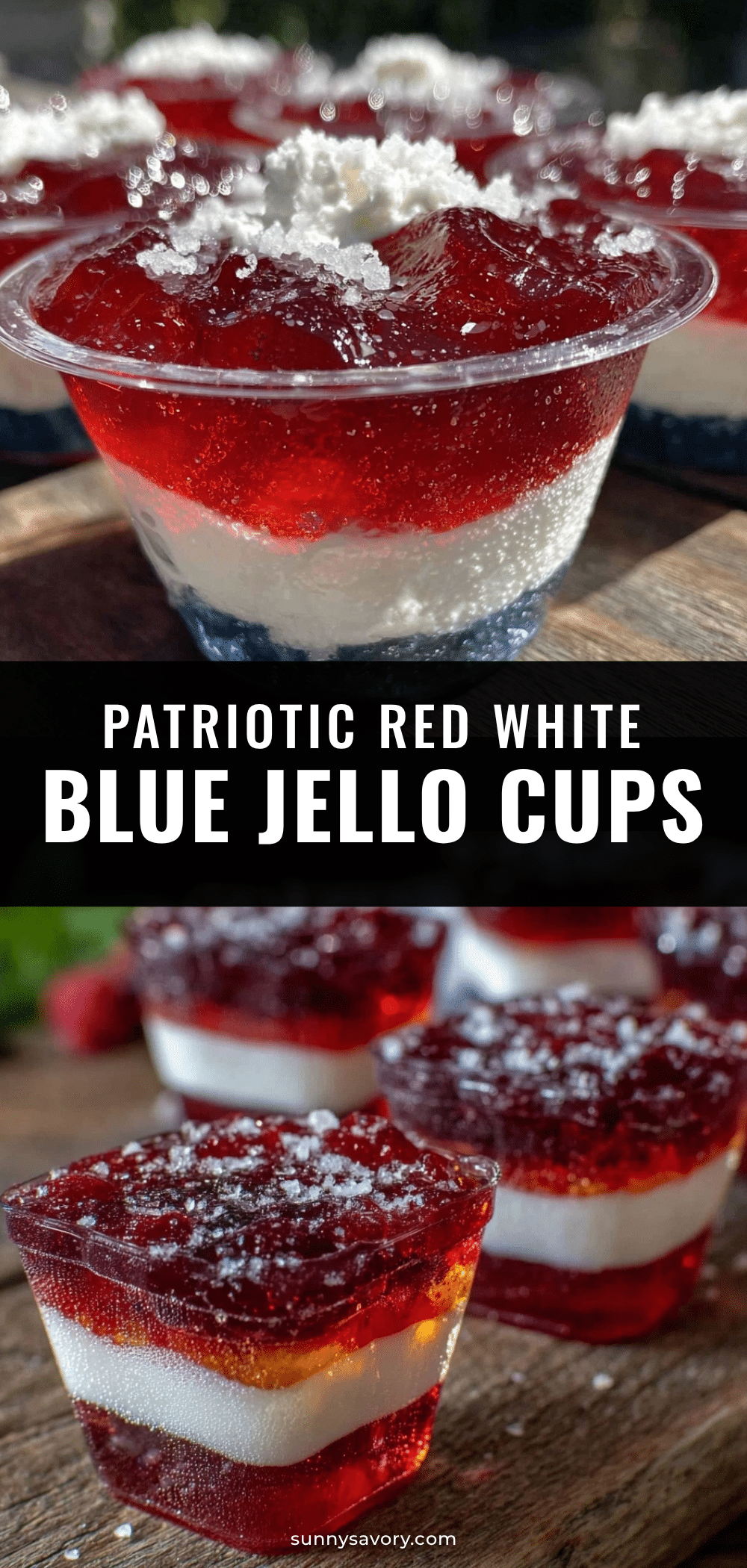 patriotic jello flag cups recipe