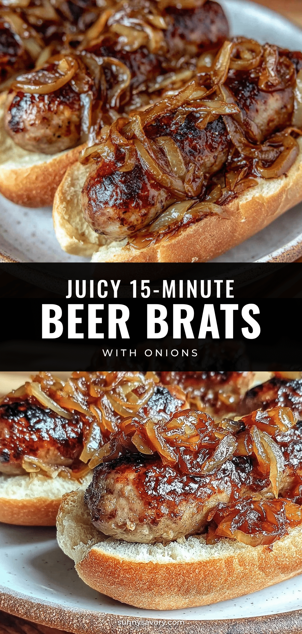 quick 15-minute beer brats recipe