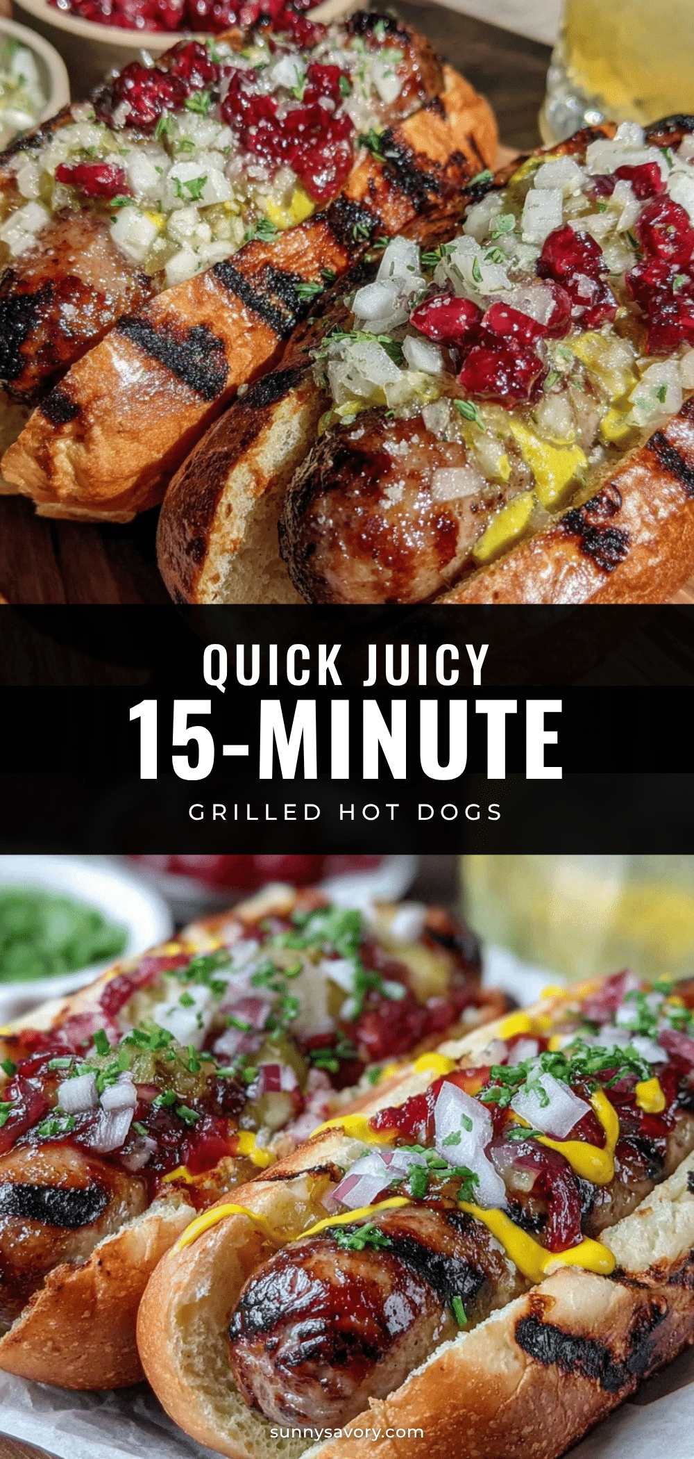 quick 15-minute grilled hot dogs recipe