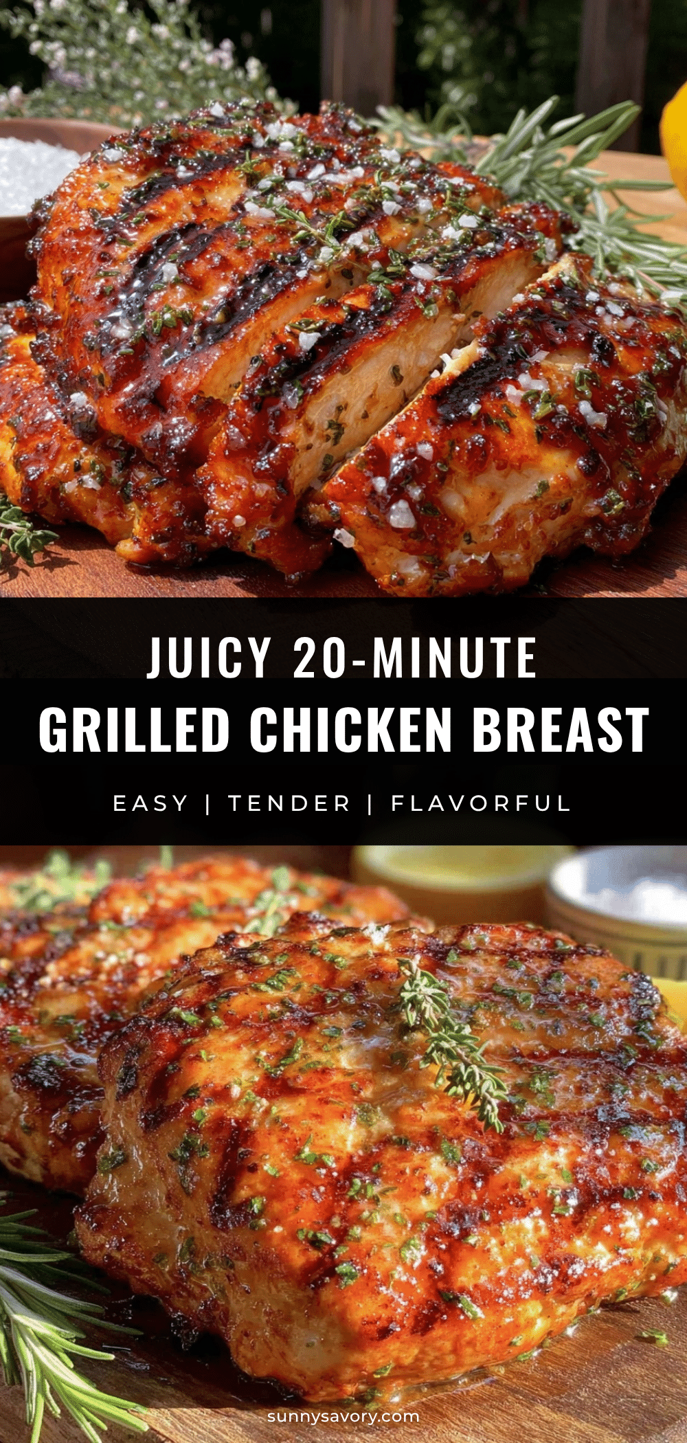 quick 20-minute grilled chicken breast recipe