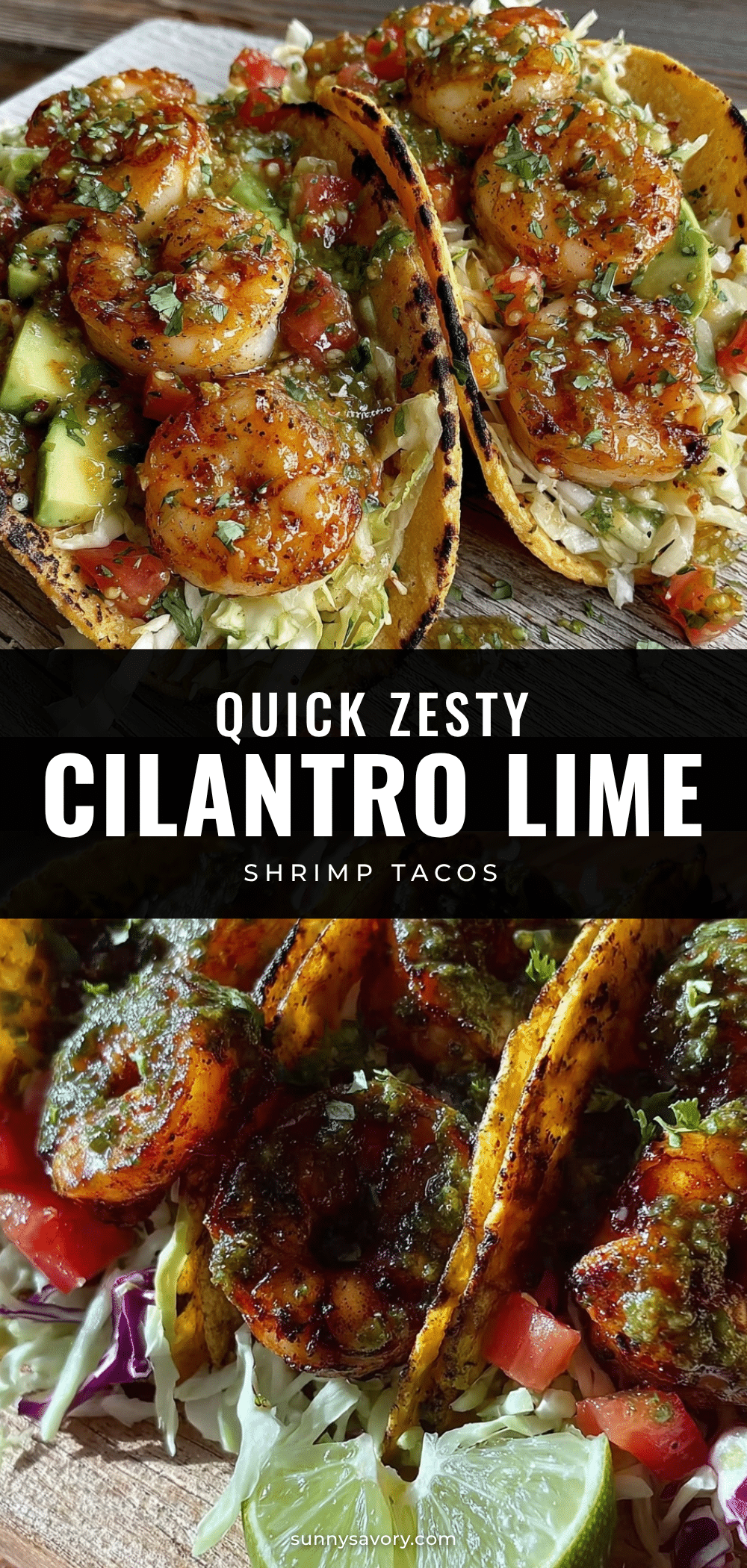 quick cilantro lime shrimp tacos recipe