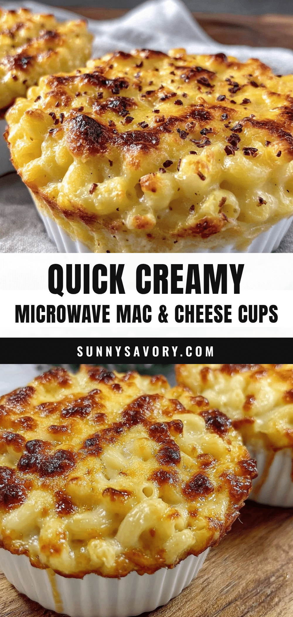 quick creamy microwave mac and cheese cups recipe