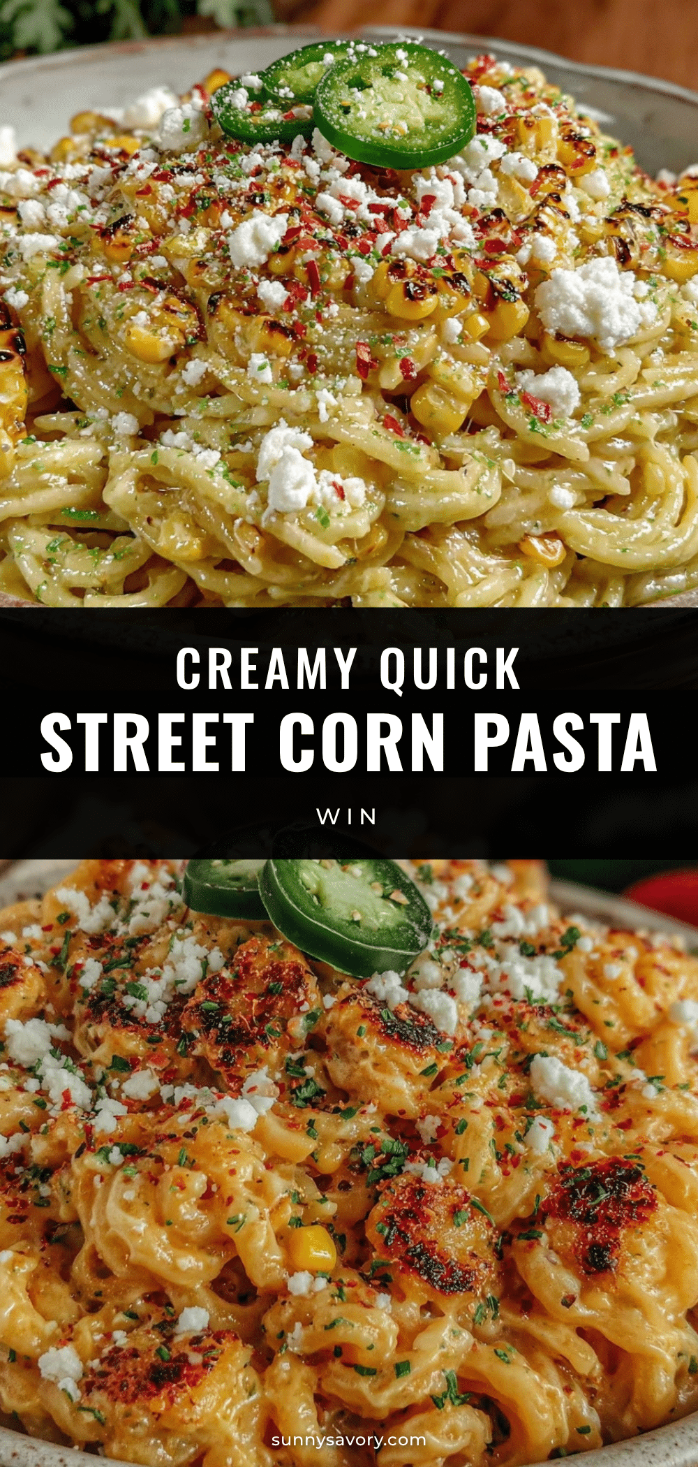 quick creamy street corn pasta recipe