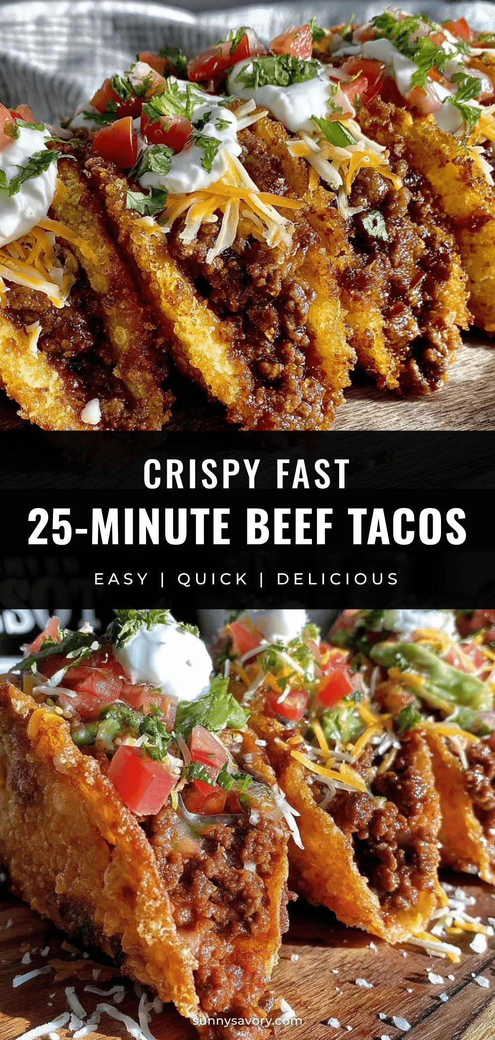 quick crispy beef tacos recipe