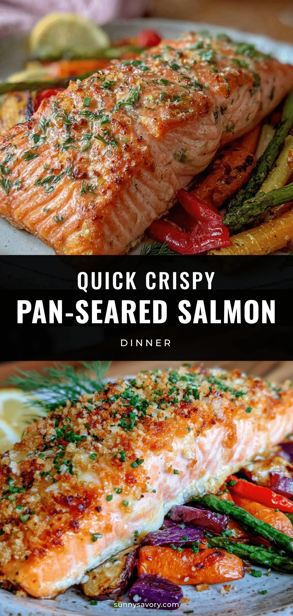 quick crispy pan-seared salmon recipe