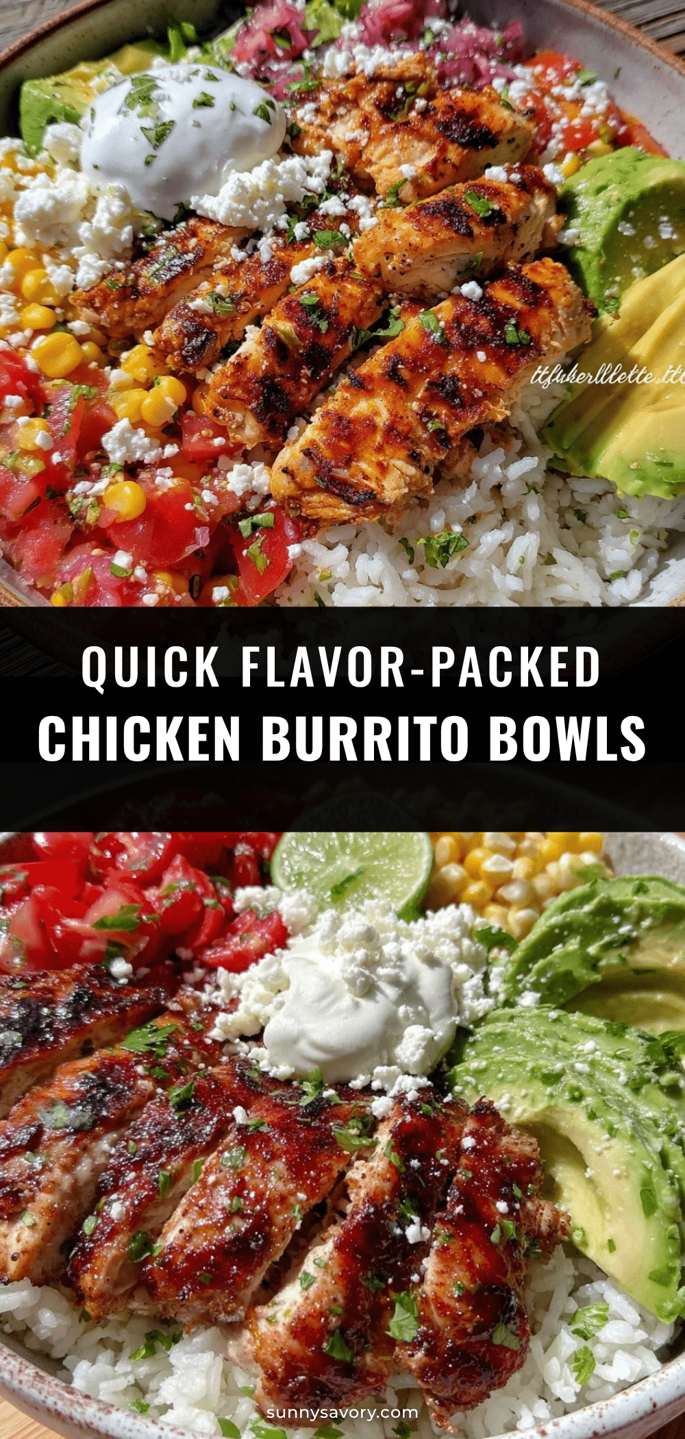 quick flavor-packed chicken burrito bowls recipe