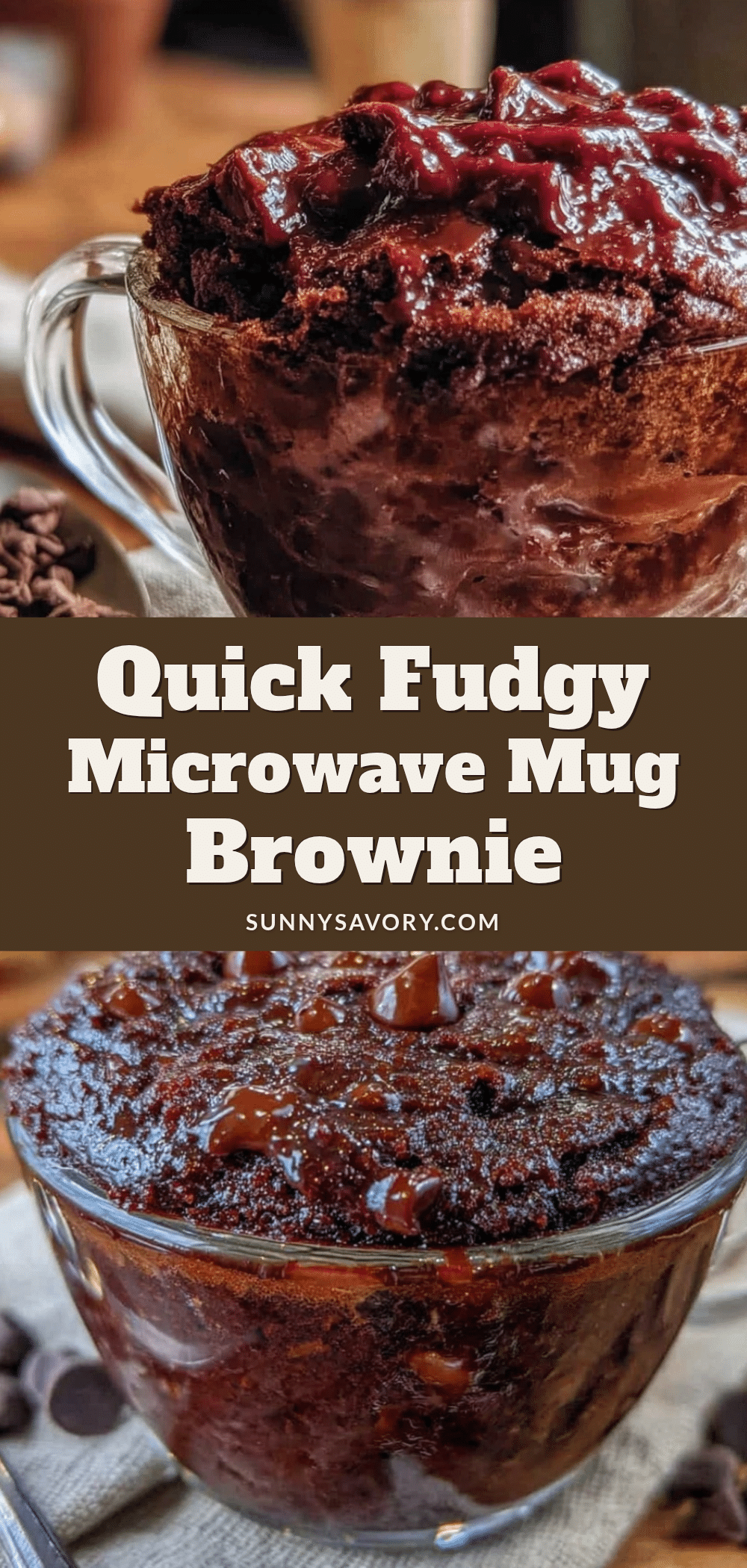 quick fudgy microwave mug brownie recipe