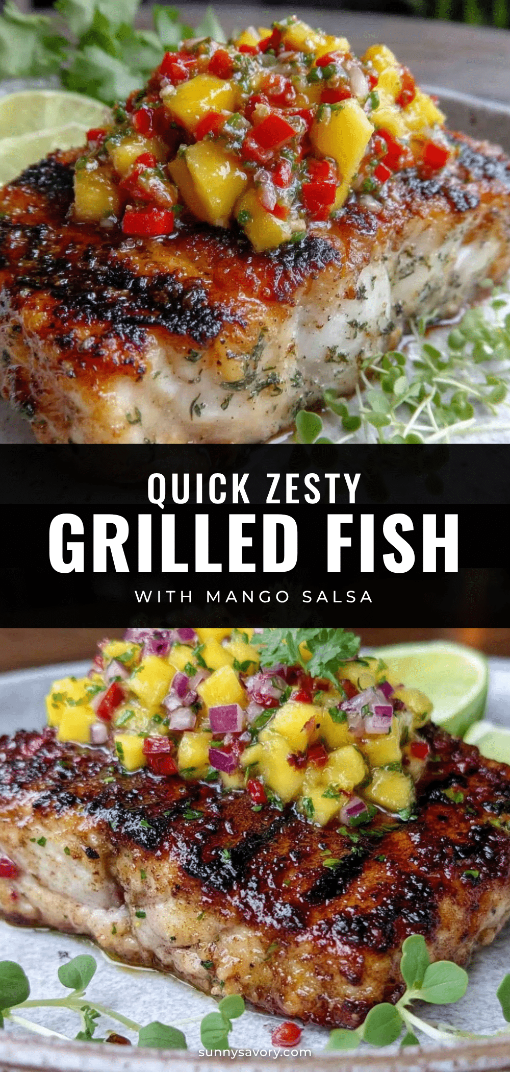 quick zesty grilled fish recipe