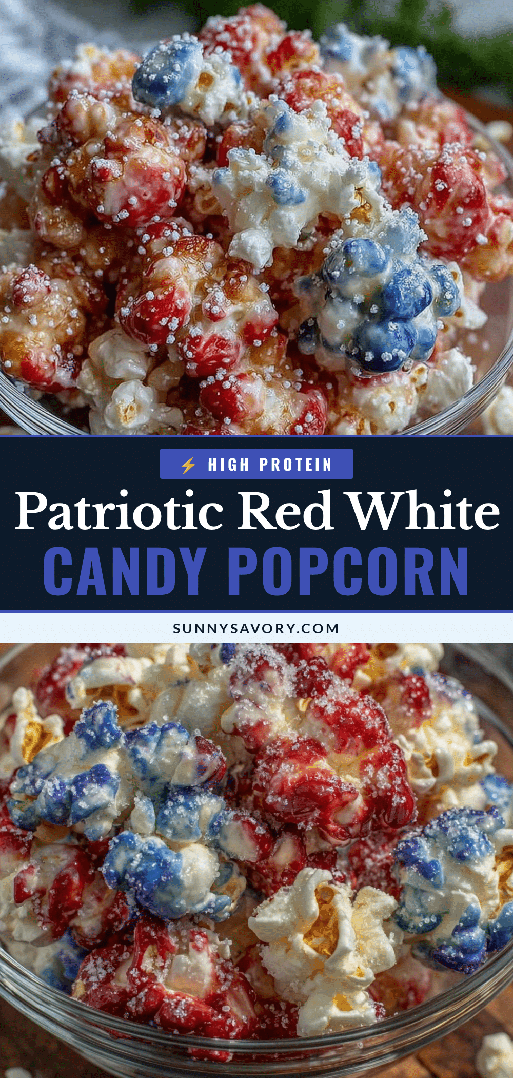 red white blue popcorn recipe